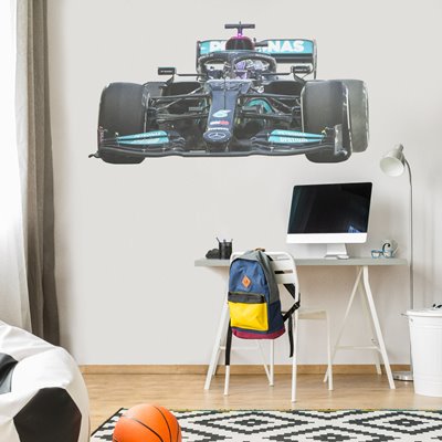 World Champion Lewis Hamilton Mercedes F1 Testing Bahrain 2021 Wall Sticker
