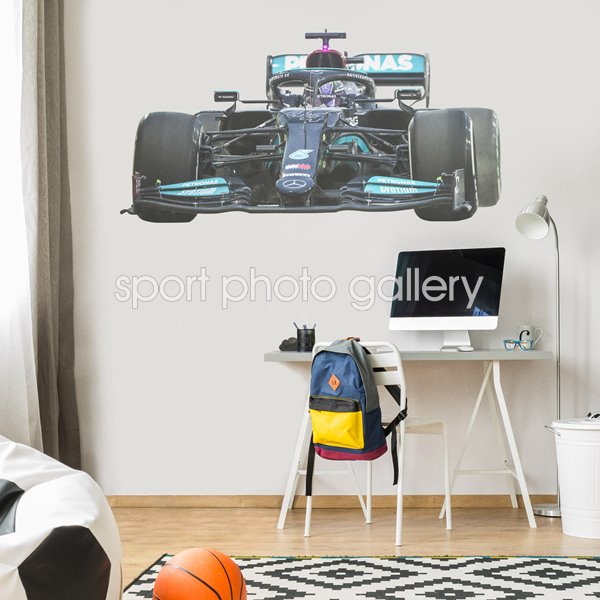 World Champion Lewis Hamilton Mercedes F1 Testing Bahrain 2021 Wall Sticker