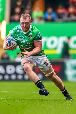 Tommy Reffell Leicester Tigers v Northampton Saints Premiership Rugby 2023