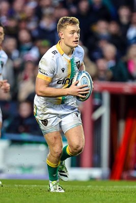 Fin Smith Northampton Saints v Leicester Tigers Premiership Rugby 2023
