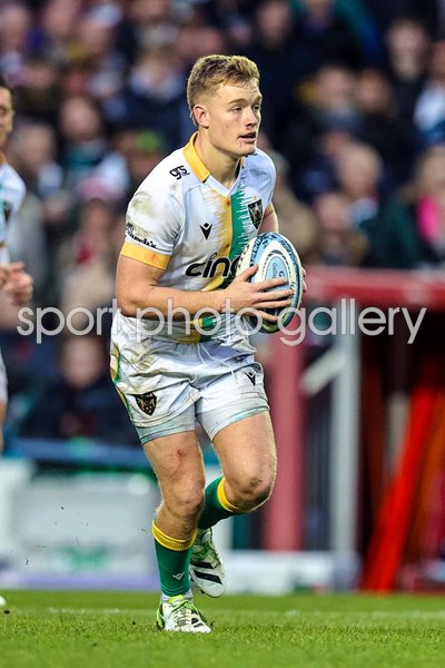 Fin Smith Northampton Saints v Leicester Tigers Premiership Rugby 2023