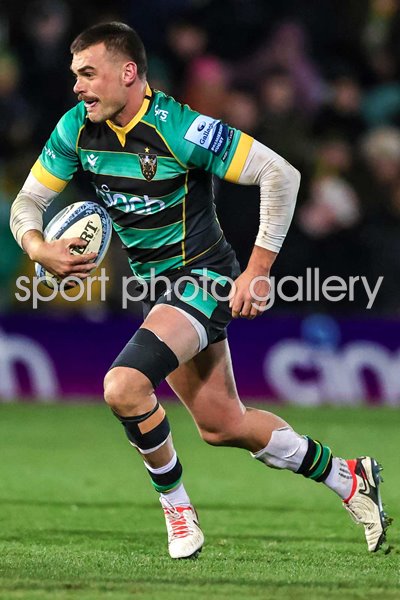 George Furbank Northampton Saints v Harlequins Premiership Franklin's Gardens 2023