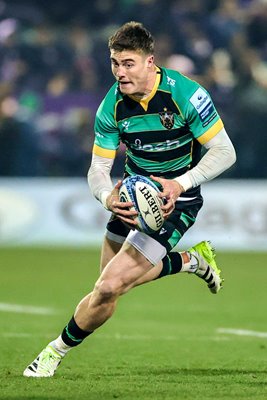 Tommy Freeman Northampton Saints v Harlequins Premiership Franklin's Gardens 2023