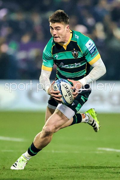 Tommy Freeman Northampton Saints v Harlequins Premiership Franklin's Gardens 2023