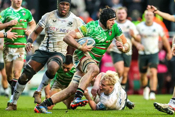 Matt Rogerson Leicester Tigers v Saracens Premiership Welford Road 2024