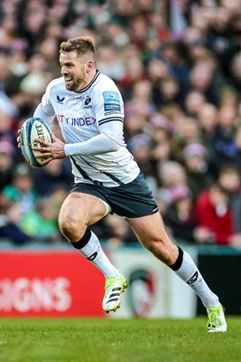 Elliot Daly Saracens v Leicester Tigers Premiership Welford Road 2024