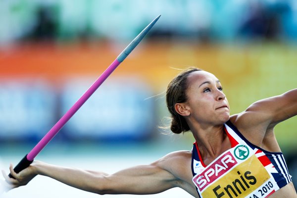 Jessica Ennis Heptathlon Javelin - Barcelona 2010