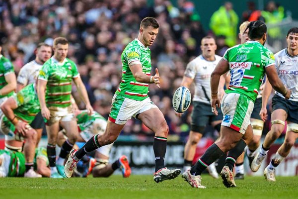 Handre Pollard Leicester Tigers v Saracens Premiership Welford Road 2024