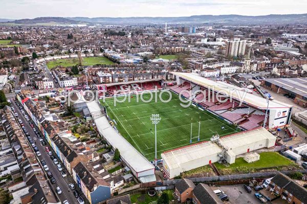Kingsholm Stadium home of Gloucester Rugby 2024