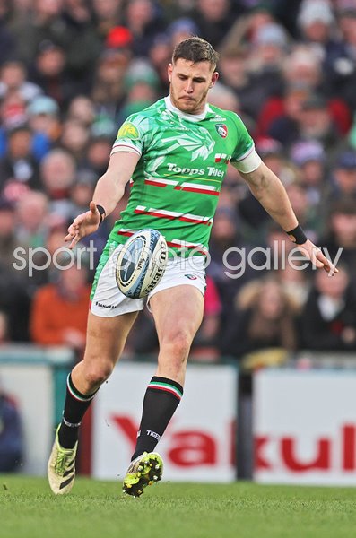 Freddie Steward Leicester Tigers v Saracens Premiership Rugby Welford Road 2024
