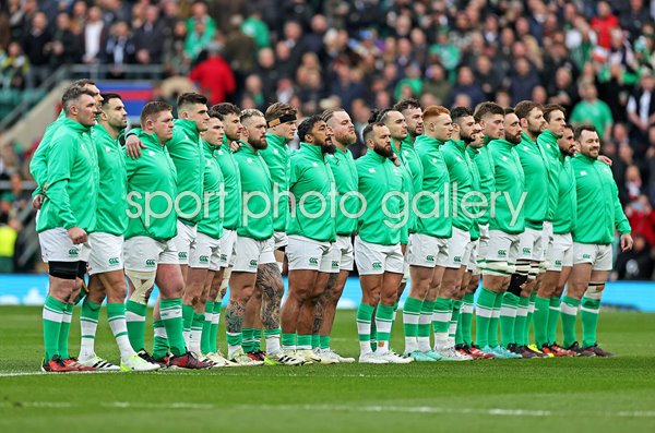 Ireland team line up v England Six Nations Twickenham 2024