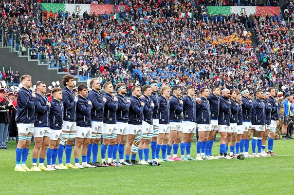 Italy team line up v Scotland Six Nations Rome 2024