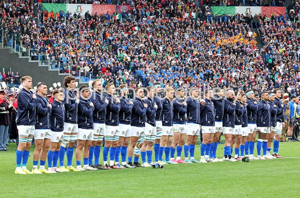 Italy team line up v Scotland Six Nations Rome 2024