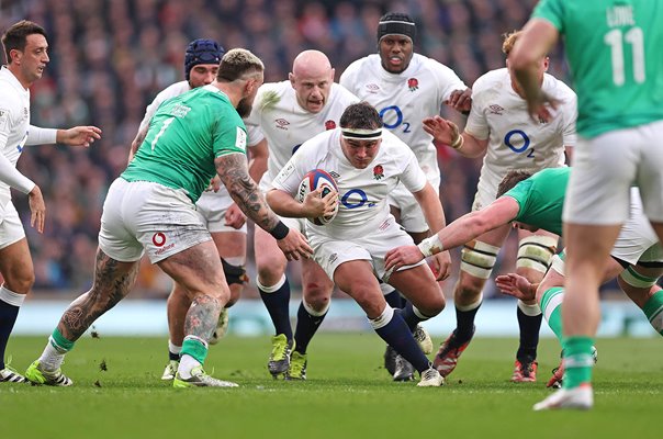 Jamie George England v Dan Sheehan Ireland Six Nationns Twickenham 2024