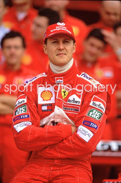 Michael Schumacher Germany & Ferrari Spanish Grand Prix Barcelona 2001
