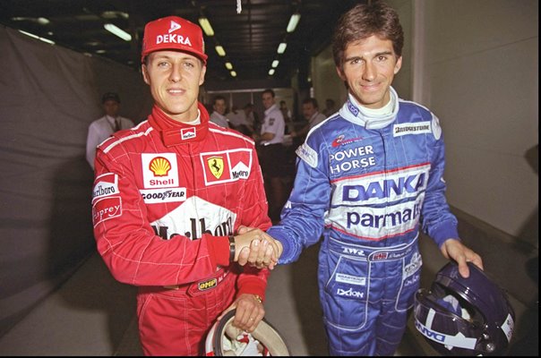 Michael Schumacher & Damon Hill Australian Grand Prix Melbourne 1997
