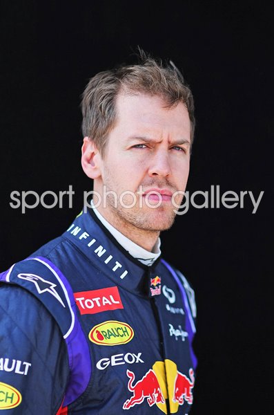 Sebastian Vettel Germany & Red Bull Racing F1 Testing Bahrain 2014