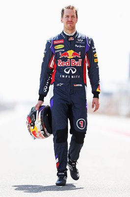 Sebastian Vettel Germany & Red Bull Racing F1 Testing in Bahrain 2014