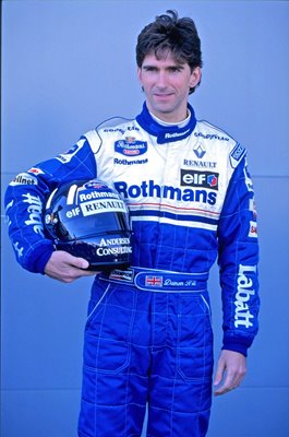 Damon Hill Great Britain driving for Williams Renault Australian Grand Prix 1996