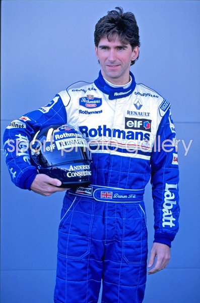 Damon Hill Great Britain driving for Williams Renault Australian Grand Prix 1996