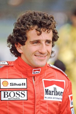 Alain Prost France Marlboro-McLaren Brazilian F1 Grand Prix Rio 1986