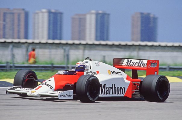 Alain Prost Marlboro-McLaren Brazilian F1 Grand Prix Rio 1986