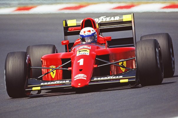Alain Prost France & Ferrari Hungarian Grand Prix 1990