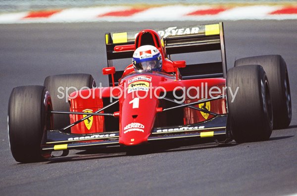 Alain Prost France & Ferrari Hungarian Grand Prix 1990