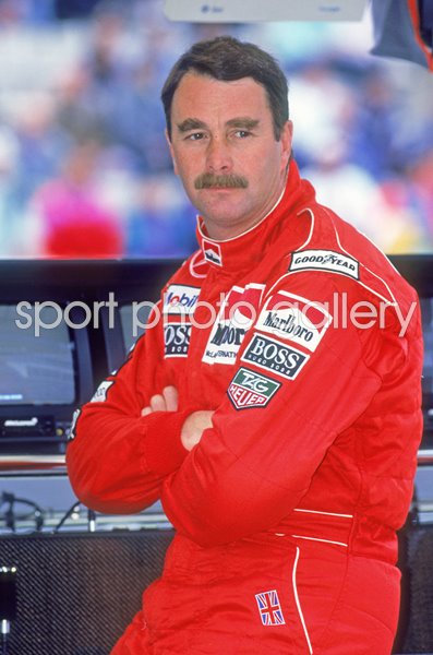 Nigel Mansell Great Britain Ferrari Driver Spanish Grand Prix Barcelona 1995