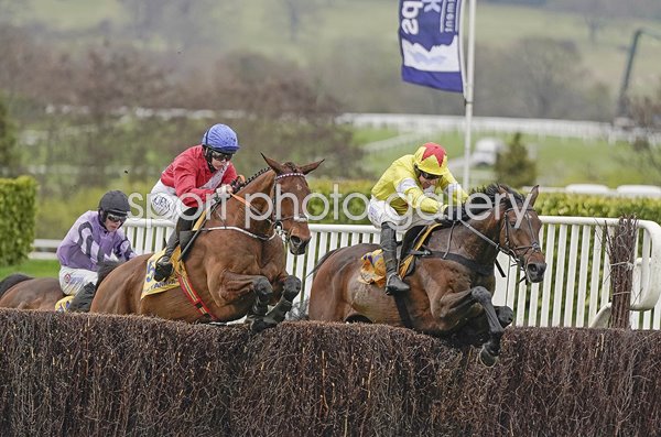 Harry Skelton riding Protektorat win Ryanair Chase Cheltenham 2024