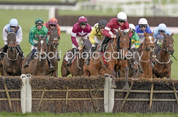 Sam Ewing riding Stellar Story win Albert Bartlett Novices Hurdle Cheltenham 2024 