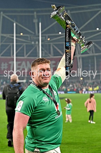Tadhg Furlong Ireland Six Nations Trophy Dublin 2024
