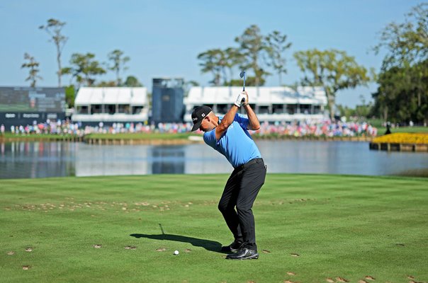 Brian Harman USA 17th tee Players Championship TPC Sawgrass 2024