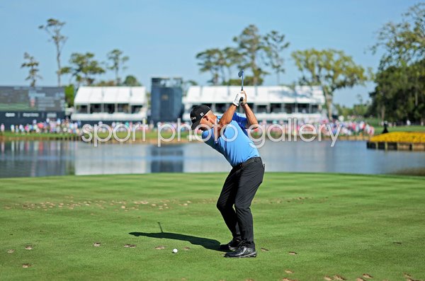 Brian Harman USA 17th tee Players Championship TPC Sawgrass 2024