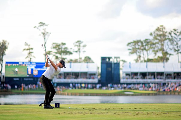 Wyndham Clark USA 17th tee Players Championship TPC Sawgrass 2024