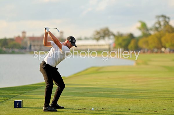 Wyndham Clark USA 18th tee Players Championship TPC Sawgrass 2024