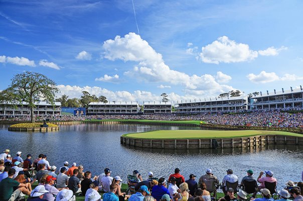 Par 3 17th Hole TPC Sawgrass Players Championship Ponte Vedra Florida 2024