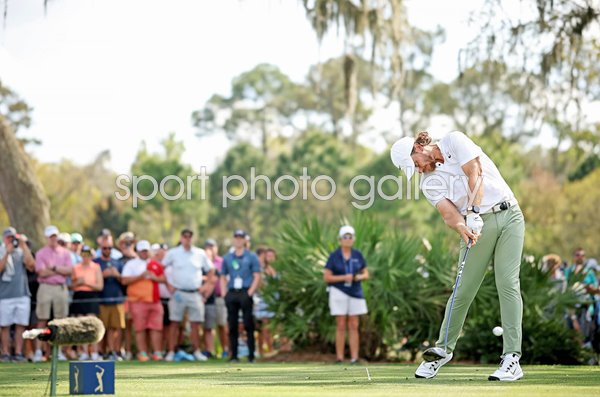Tommy Fleetwood England 9th tee Players Championship TPC Sawgrass 2024