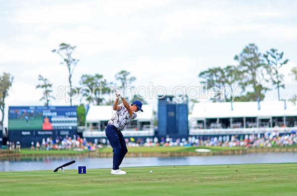 Rickie Fowler USA 17th tee Players Championship TPC Sawgrass 2024