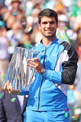 Carlos Alcaraz Spain BNP Paribas Open Champion Indian Wells 2024 