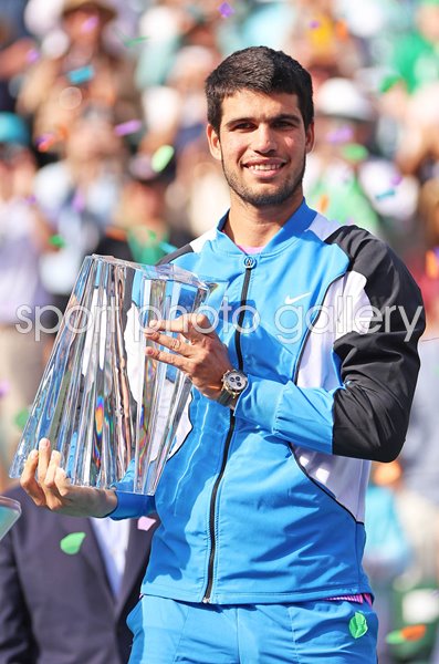 Carlos Alcaraz Spain BNP Paribas Open Champion Indian Wells 2024 