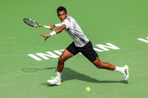 Felix Auger-Aliassime Canad forehand Indian Wells 2024 