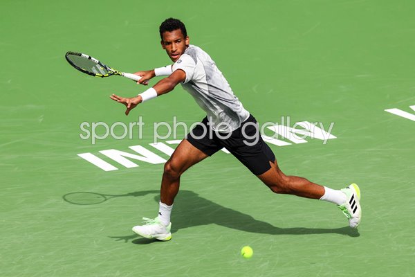 Felix Auger-Aliassime Canad forehand Indian Wells 2024 