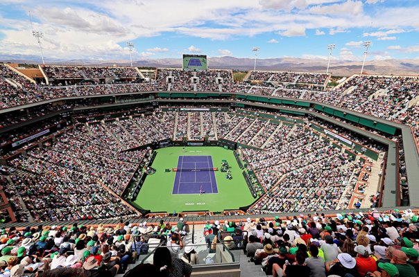 Iga Swiatek v Maria Sakkari Stadium 1 Indian Wells Tennis Garden 2024