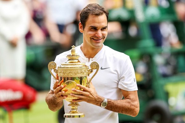 Roger Federer Switzerland Wimbledon Champion 2017