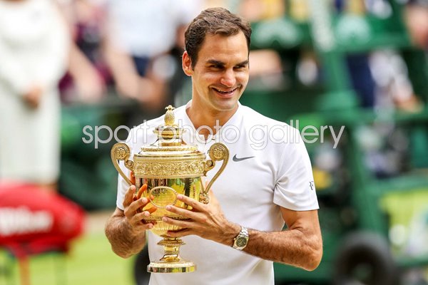 Roger Federer Switzerland Wimbledon Champion 2017