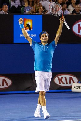 Roger Federer Switzerland wins Australian Open Melbourne Park 2010