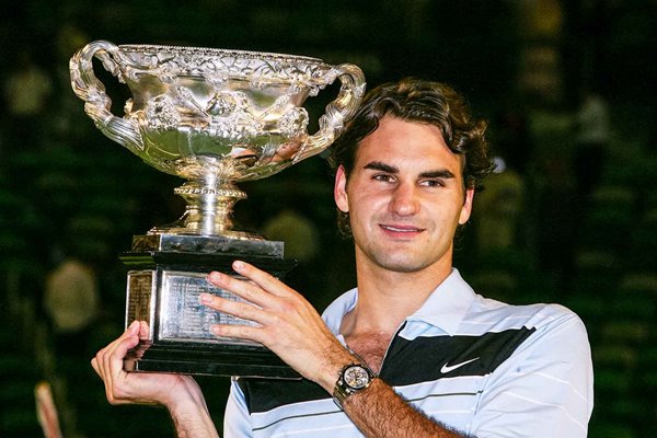 Roger Federer Switzerland Australian Open Champion Melbourne Park 2007