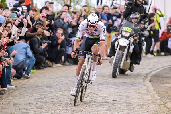 Mathieu van der Poel Netherlands Superstar Cyclist Paris-Roubaix 2024
