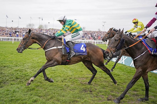 Nico de Boinville riding Jonbon win Melling Chase Aintree 2024